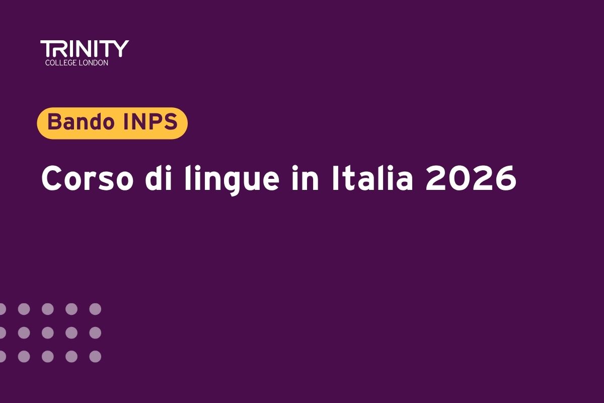 Bando INPS - Corso di Lingue in Italia 2026